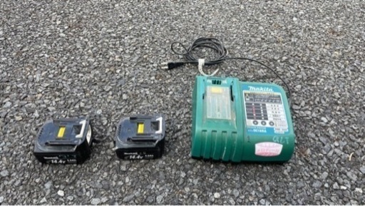マキタ純正バッテリー2個急速充電器セット