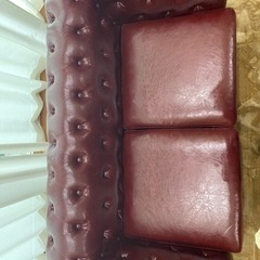 2人掛けソファー　チェスターフィールド　ビンセント　引き取り限定