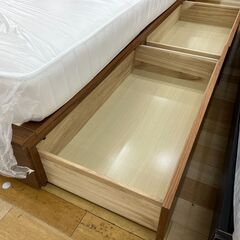 無印良品　引き出し付　セミダブルベッド【トレファク岸和田店】