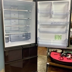 札幌市★AQUA 19年製 5ドア冷凍冷蔵庫 415L◆ AQR-SV42H 右開き アクア デリエ 札幌市内配送無料 19年製 AQUA アクア SVシリーズ 415L 5ドア冷蔵庫