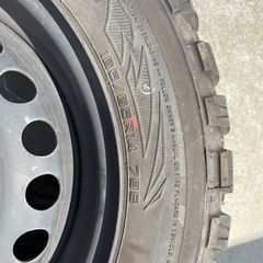 中古マッドスター165/65R14+中古スチールセット