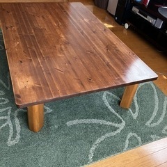 ローテーブル　(足折りたたみ)