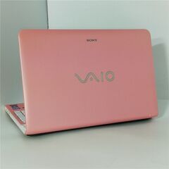 保証付 新品SSD ノートパソコン SONY SVE15117FJP ピンク 中古美品 第2