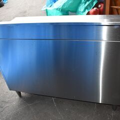 【ヤ取終了8/10】≪zy567≫美品 マルゼン ステンレス キャビネット 作業台 バックガード付き BH-126 業務用/厨房/飲食店 40716-04