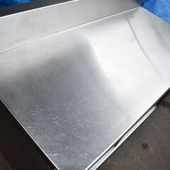 【ヤ取終了8/10】≪zy567≫美品 マルゼン ステンレス キャビネット 作業台 バックガード付き BH-126 業務用/厨房/飲食店 40716-04