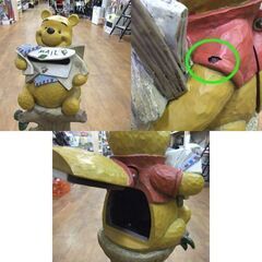 セトクラフト ディズニー くまのプーさん 郵便受け 郵便入れ ポスト 高