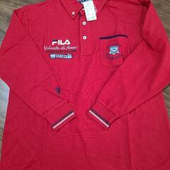 【新品未使用】FILA　メンズ　ポロシャツ　長袖　Ｌ