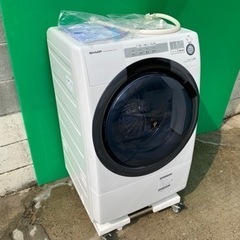 ★高年式★SHARP ES-S7C-WL 2018年製 ドラム式洗濯機
