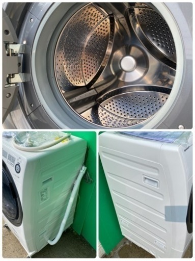 ☆高年式☆SHARP ES-S7C-WL 2018年製 ドラム式洗濯機 | cryptox-i.com