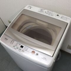(6/9受渡済)JT4923【AQUA/アクア 7.0㎏洗濯機】高年式 2018年製 AQW-GS70F 家電 洗濯 全自動洗濯機 簡易乾燥機能付 6/9受渡済)JT4923【AQUA/アクア 7.0㎏洗濯機】高年式 2018年