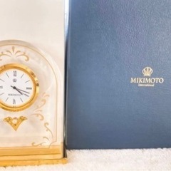 MIKIMOTO＊クォーツクロック　パール　保証書・取扱説明書そ...