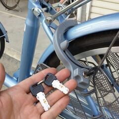 自転車鍵交換、パンク修理致します。　出張いたします。！山梨県全域 - 甲府市