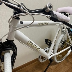 クロスバイク　白　新品　交渉中