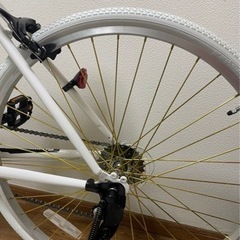 クロスバイク　白　新品　交渉中
