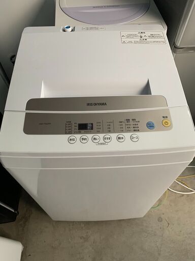 省スペース 洗える おしゃれ 確約 洗濯機 IAW-T502E-WPG - 洗濯機