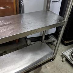 タニコー ステンレス キャスター付作業台 業務用 ステンレス作業台