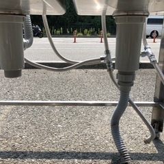 ⭐︎中古品　2槽シンク　850×650×800mm　厨房用品⭐︎