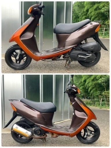 スズキ レッツ2 オールペン バッテリー新品 セルモーター新品 キャブレターOH 原付 50cc オートバイ 原チャリ バイク ZZ