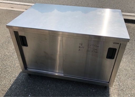 ⭐︎中古品　タニコー　収納作業台　1200×750×800mm　厨房用品⭐︎