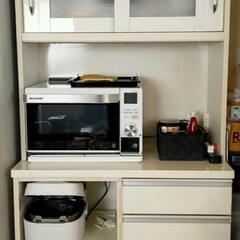 キッチンボード　レンジ台　炊飯器置き　食器棚