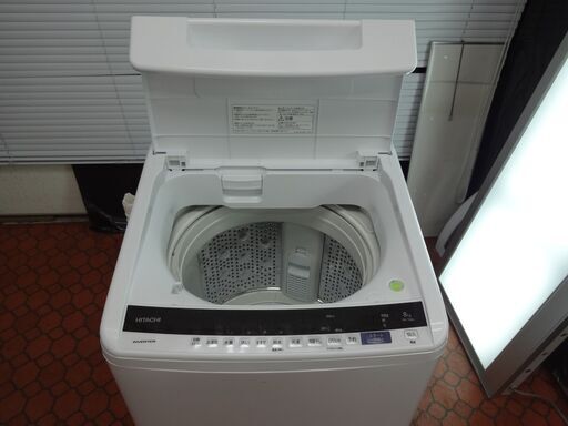 ID 113640　洗濯機　日立　8K　２０１９年製　BE-T806