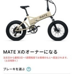 MATE bike ebike matex ほぼ新品 完備品 美品