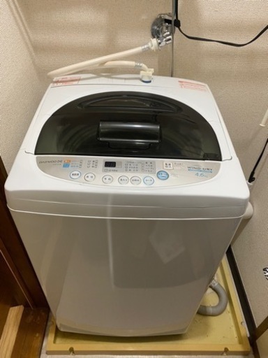 横浜市♪直接引取だと300円！daewoo電気洗濯機　DWA-SL46 Amazon.co.jp: DAEWOO 4.6kg 全自動洗濯機ダイウ DWA-SL46