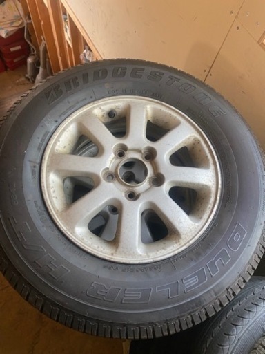 テリオスキッド アルミホイール 195/80R15外径アップタイヤ お買い得品