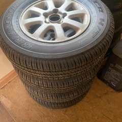テリオスキッド アルミホイール 195/80R15外径アップタイヤ
