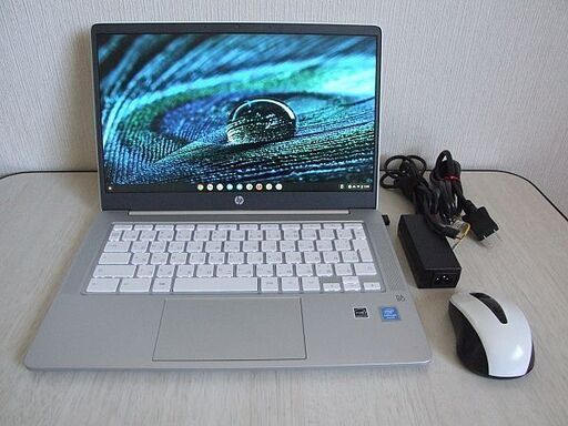 2020年発売　hp　Chromebook　14a-na0010TU Pentium Silver N5030 1.1GHz/4GB/64GB/14インチ  フルHD タッチパネル (a233)