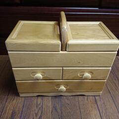 木製 裁縫箱  道具箱  小物入れ