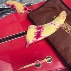 取引き決定お得ですロングボード9,0フィン.ボードケース.小物入れ付き！