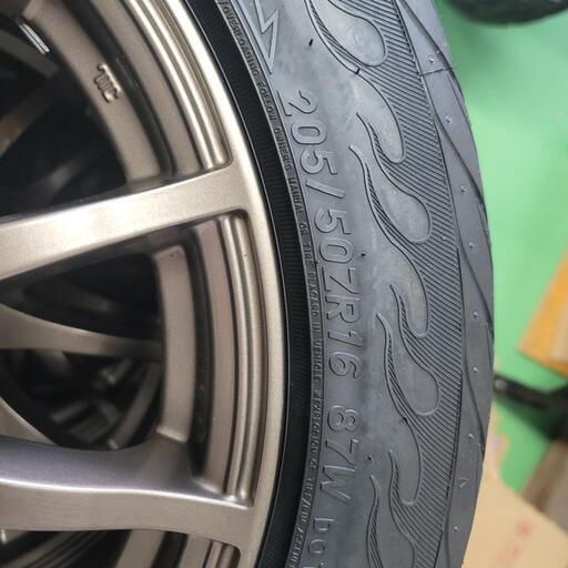 ホイールタイヤ付 5×100 ファイナリスト新品