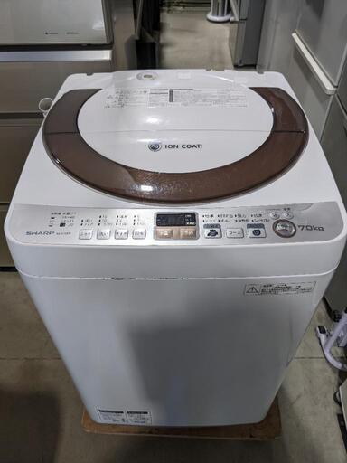 SHARP　7.0kg全自動洗濯機　ES-A70E9-N 2014年製