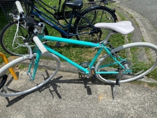 値下げ中！！白色のクロスバイク