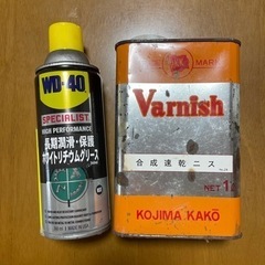 【取引中】WD-40 潤滑防錆スプレー　速乾ニス