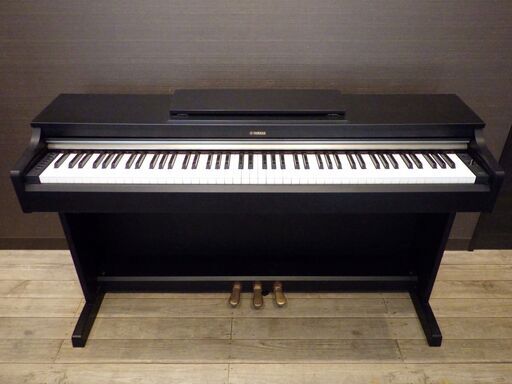 【ジモ取引終了9/1】≪ZU36ジ≫通電OK YAMAHA/ヤマハ 電子ピアノ/デジタルピアノ YDP-162B ARIUS/アリウス 88鍵盤 2015年製 電源コード付き 椅子なし 黒系/茶系