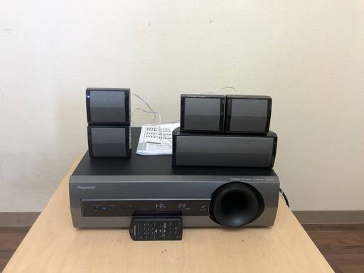 Pioneer 5.1ch サラウンドシステム アンプ スピーカーセット リモコン付　2013年製 Pioneer 5.1ch　サラウンドシステム HTP-S353