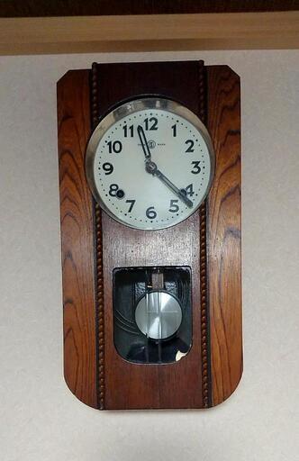 古い掛け時計 アンティーク掛け時計 - 時計