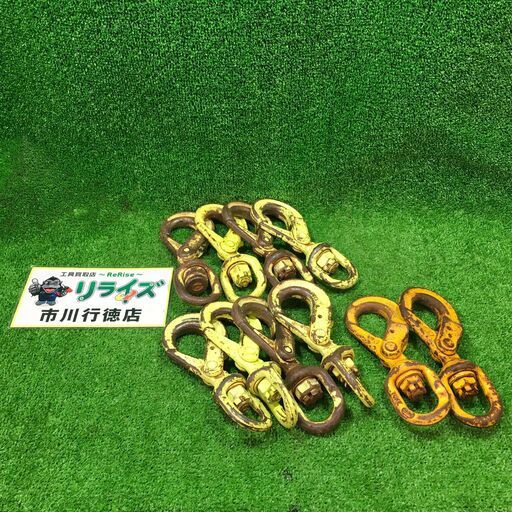 マーテック BKL-6-10 スイベルフック 1.2t 8個 YOKE YE6-8 スイベルフック  2個 セット【市川行徳店】【店頭取引限定】【中古】管理番号：ITL6MEKH87G4