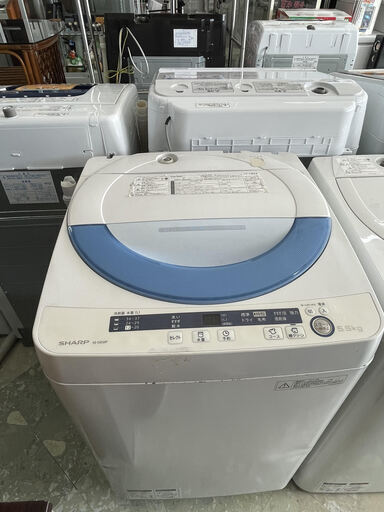 SHARP　5.5kg洗濯機　穴無し槽節水モデル　 2015年製