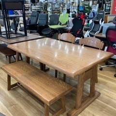 オーダー品　4点 取りに来れる方限定！ベンチダイニング4点セットです！！
