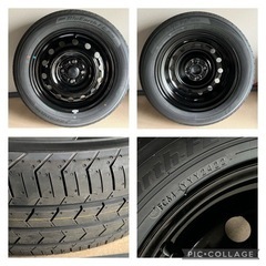 165/65R15 ヨコハマブルーアース　AE30 ホイール15×4.5Jタフト新車外し