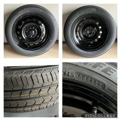 165/65R15 ヨコハマブルーアース　AE30 ホイール15×4.5Jタフト新車外し