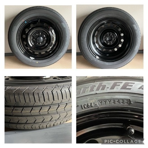 165/65R15 ヨコハマブルーアース AE30 ホイール15×4.5Jタフト新車外し