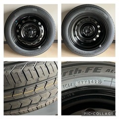 165/65R15 ヨコハマブルーアース　AE30 ホイール15×4.5Jタフト新車外し