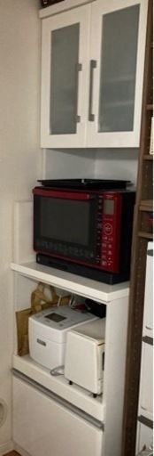 値引き！　ニトリ　レンジボード　棚　ホワイト