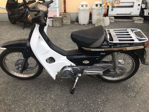 スーパーカブ　100CC  HA06 実働　社外ミラー&社外サイドスタンド スーパーカブ 100CC HA06 実働 社外ミラー&社外サイドスタンド 【公式