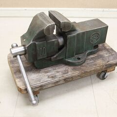 ナベヤ 万力 100mm バイス 卓上万力 N.B.K (HD1315sxwY)