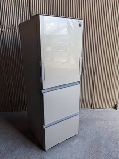冷凍冷蔵庫　SHARP  350L  2017年製【275】